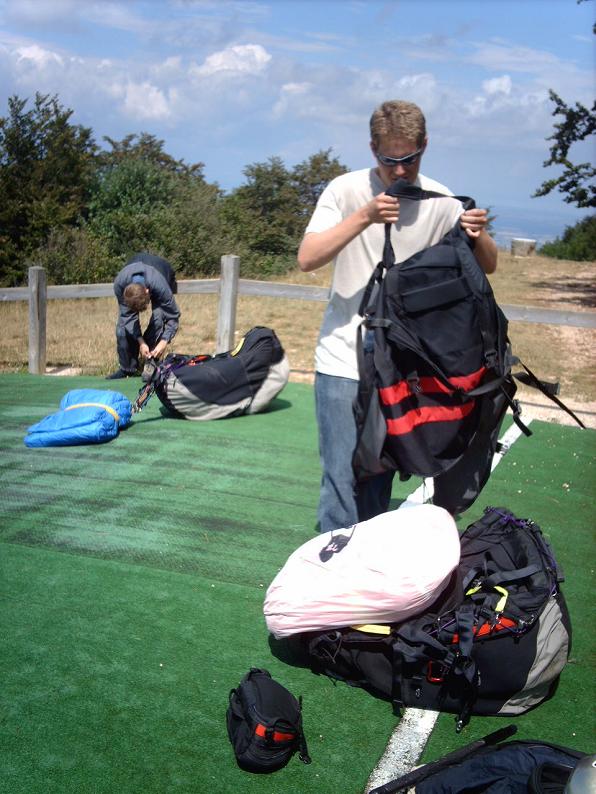 Mark and Jason Andrews - Saleve launch mat