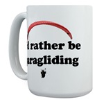 'Rather be' Paragliding Mug